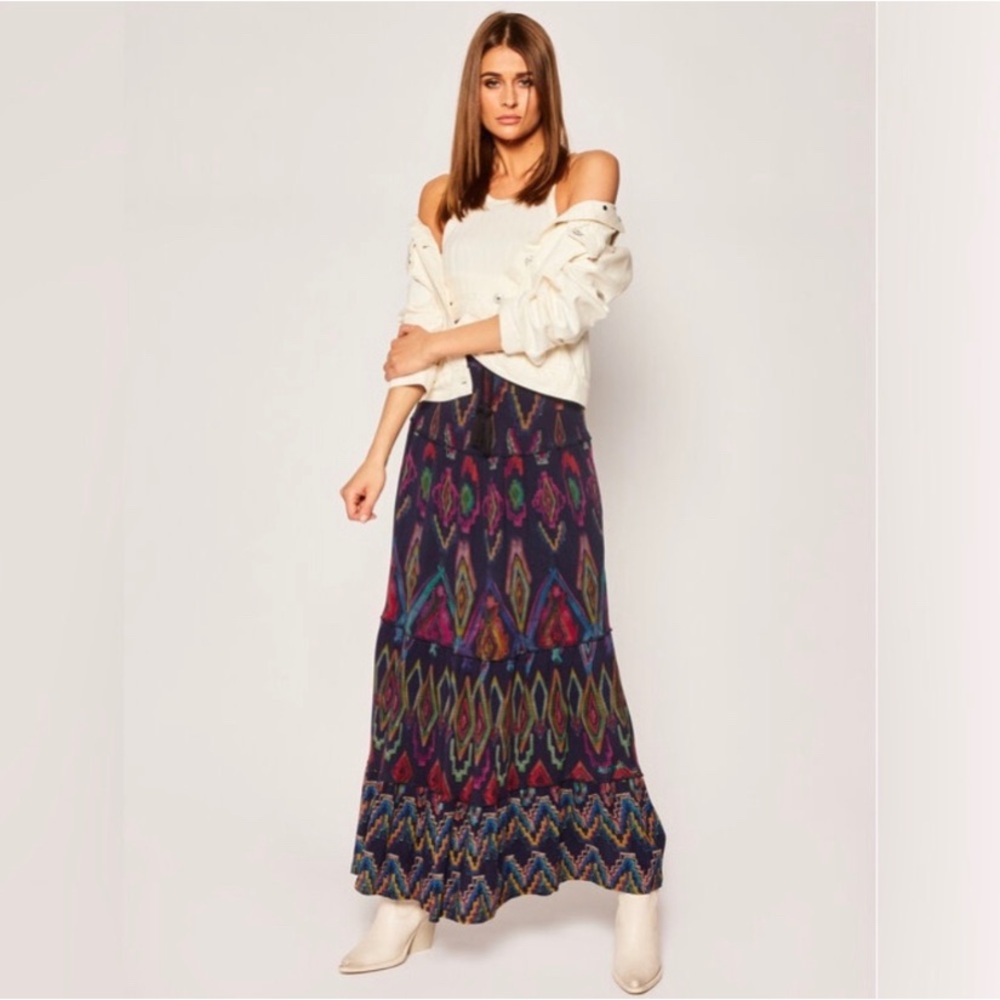 Desigual | Colourful Maxi Skirt Size M NEW